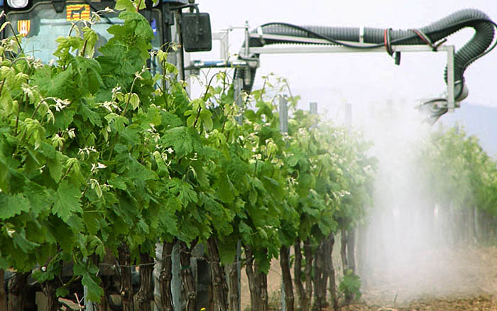 Aplicación de productos fitosanitarios por FERTIMANCHA Grass Blades