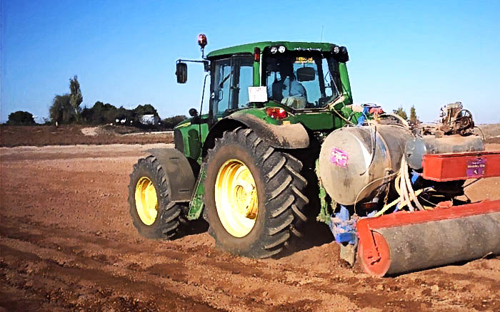 Aplicación de productos fitosanitarios por FERTIMANCHA Ladybug